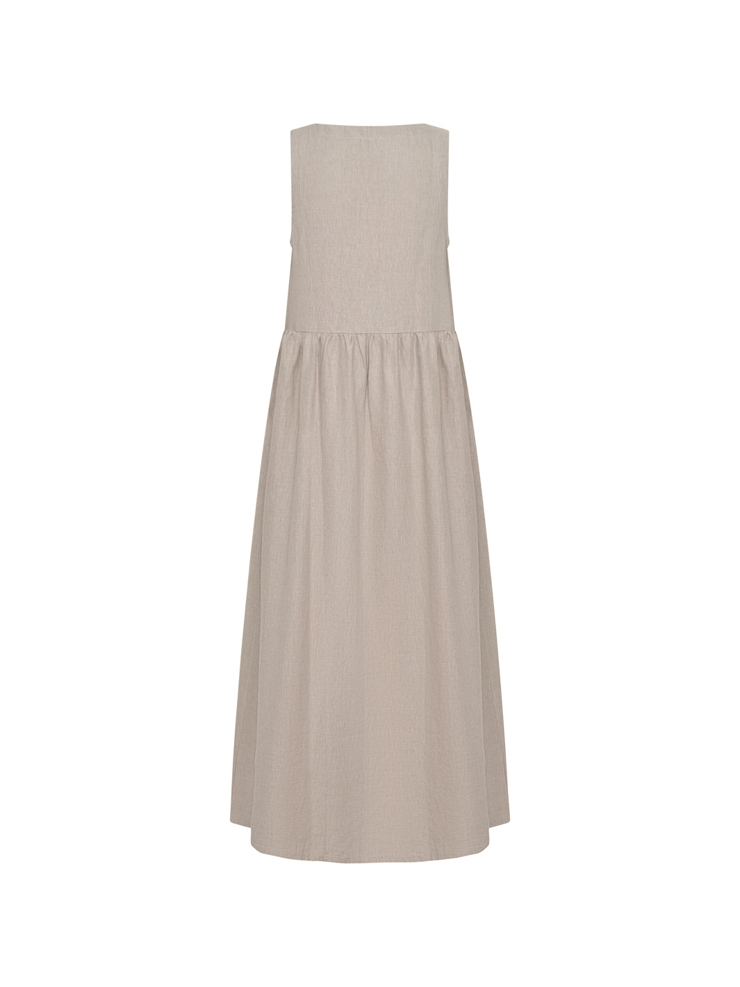 Saffron Linen Maxi Dress Flax