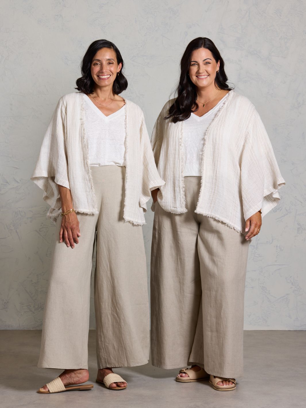 Coastal Linen Shrug Sand Dune
