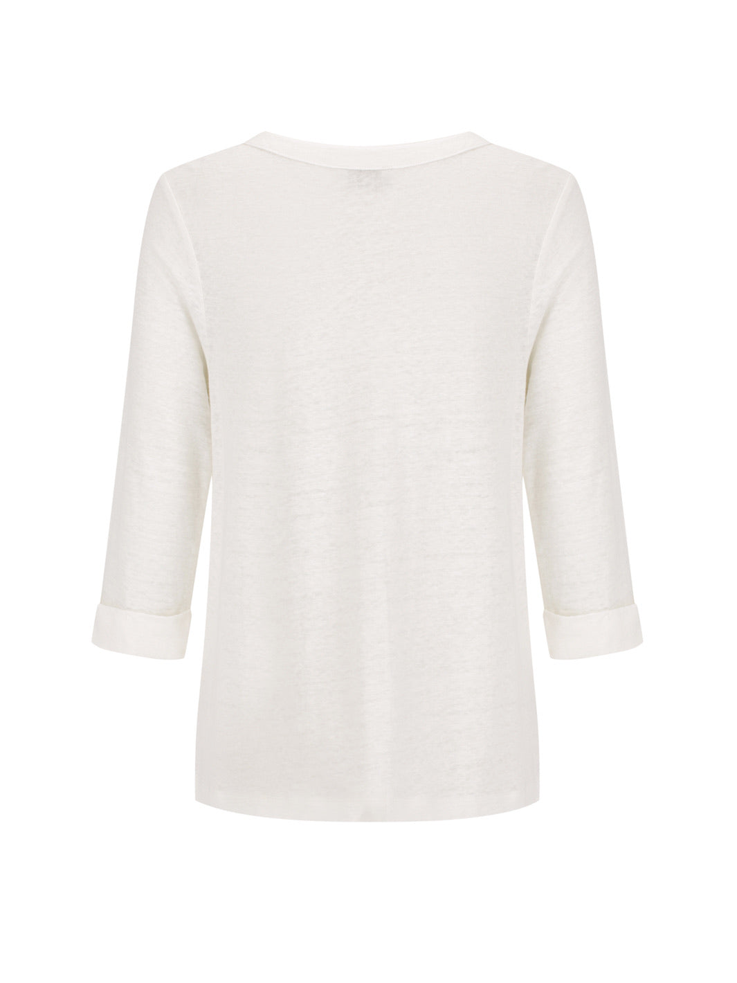 Marlee Linen Jersey Top Coconut