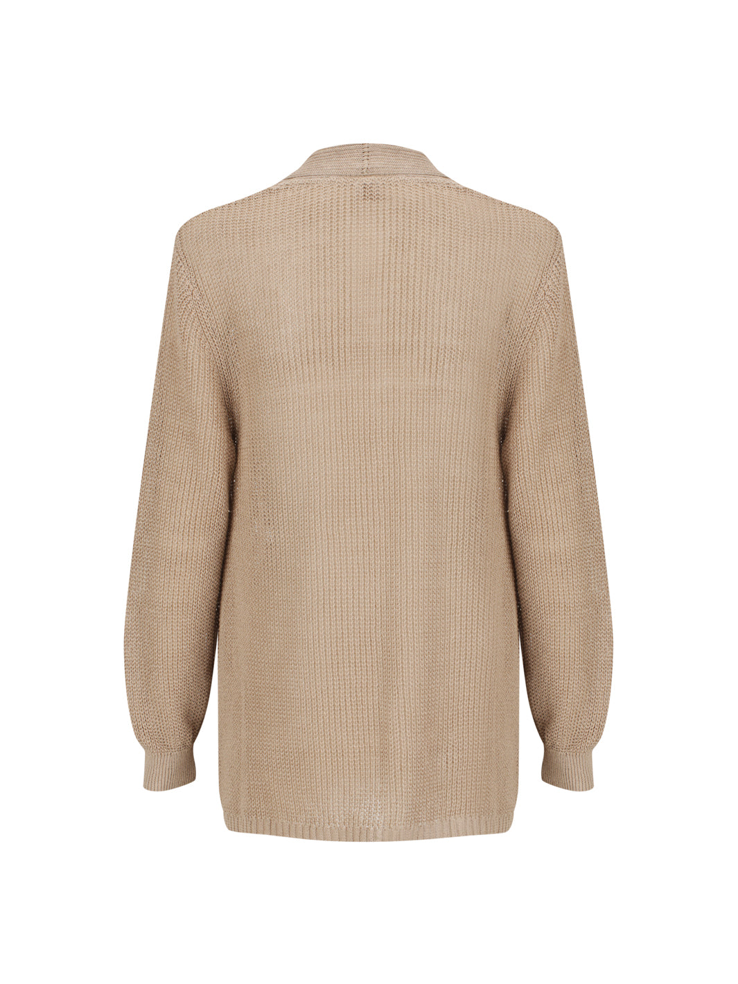 Tathra Organic French Linen Knit Cardigan Tuffet
