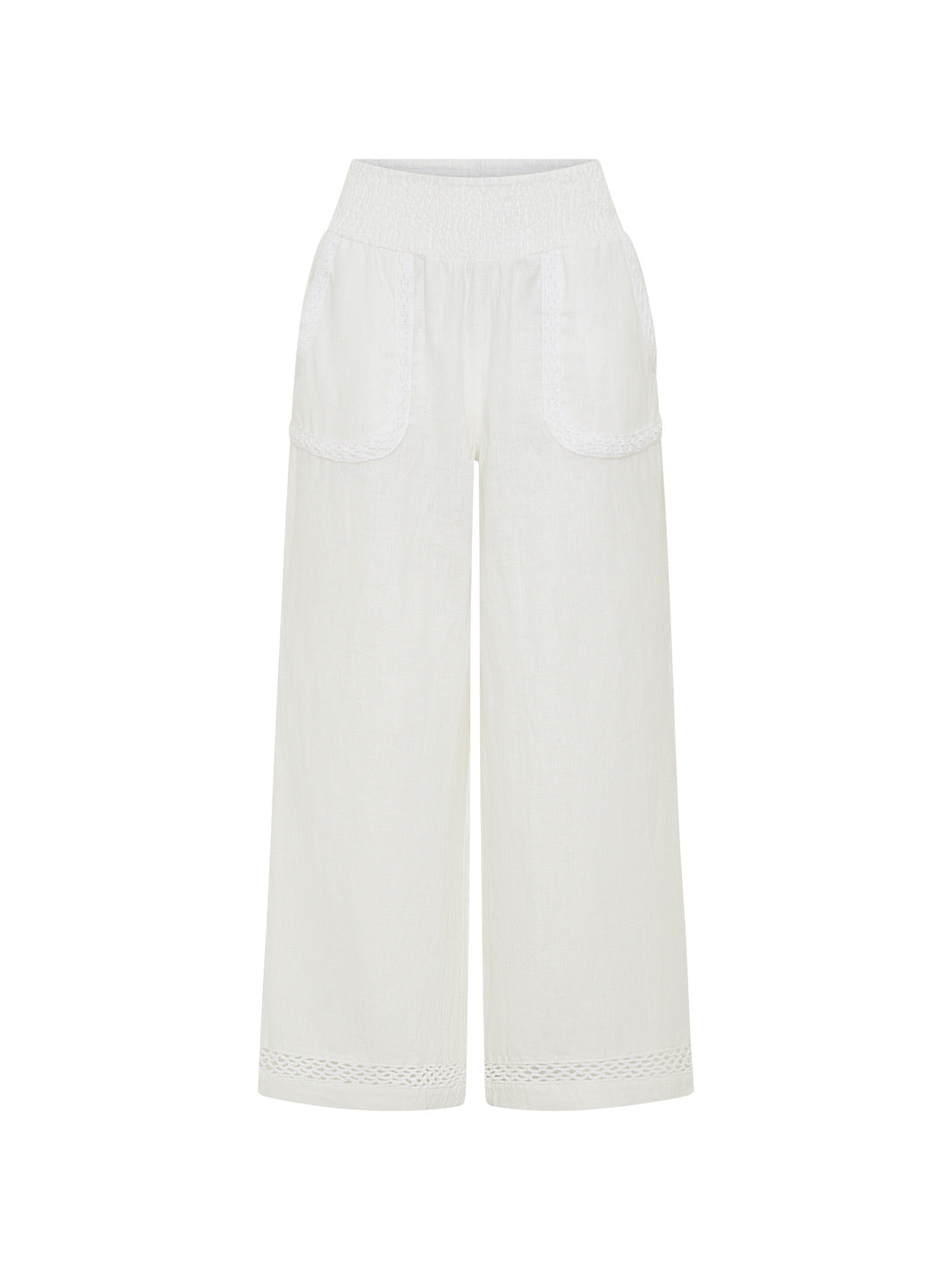 Cebu Linen Pants White