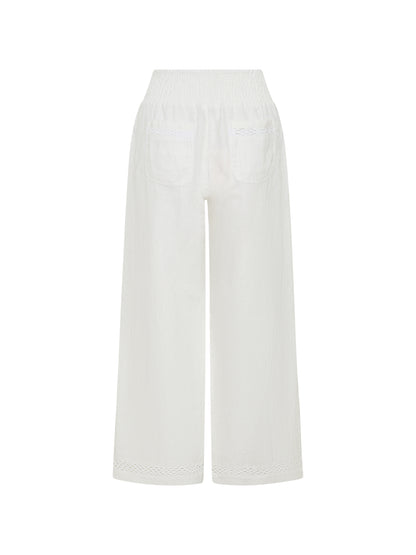 Cebu Linen Pants White