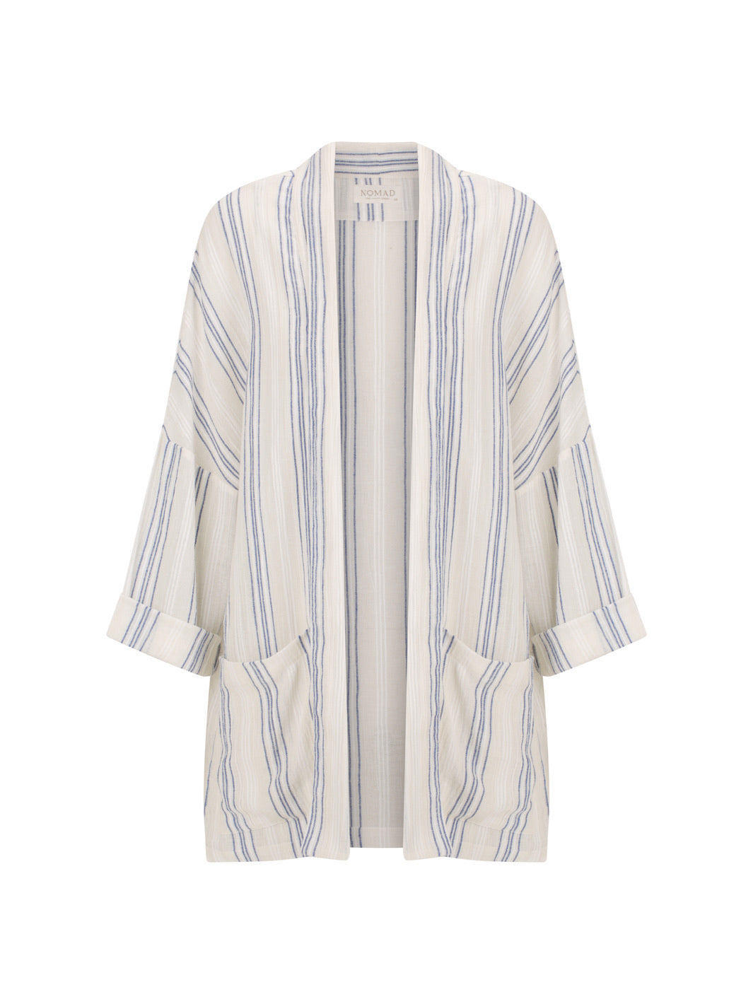 Ios Cotton Jacket Azure Stripe