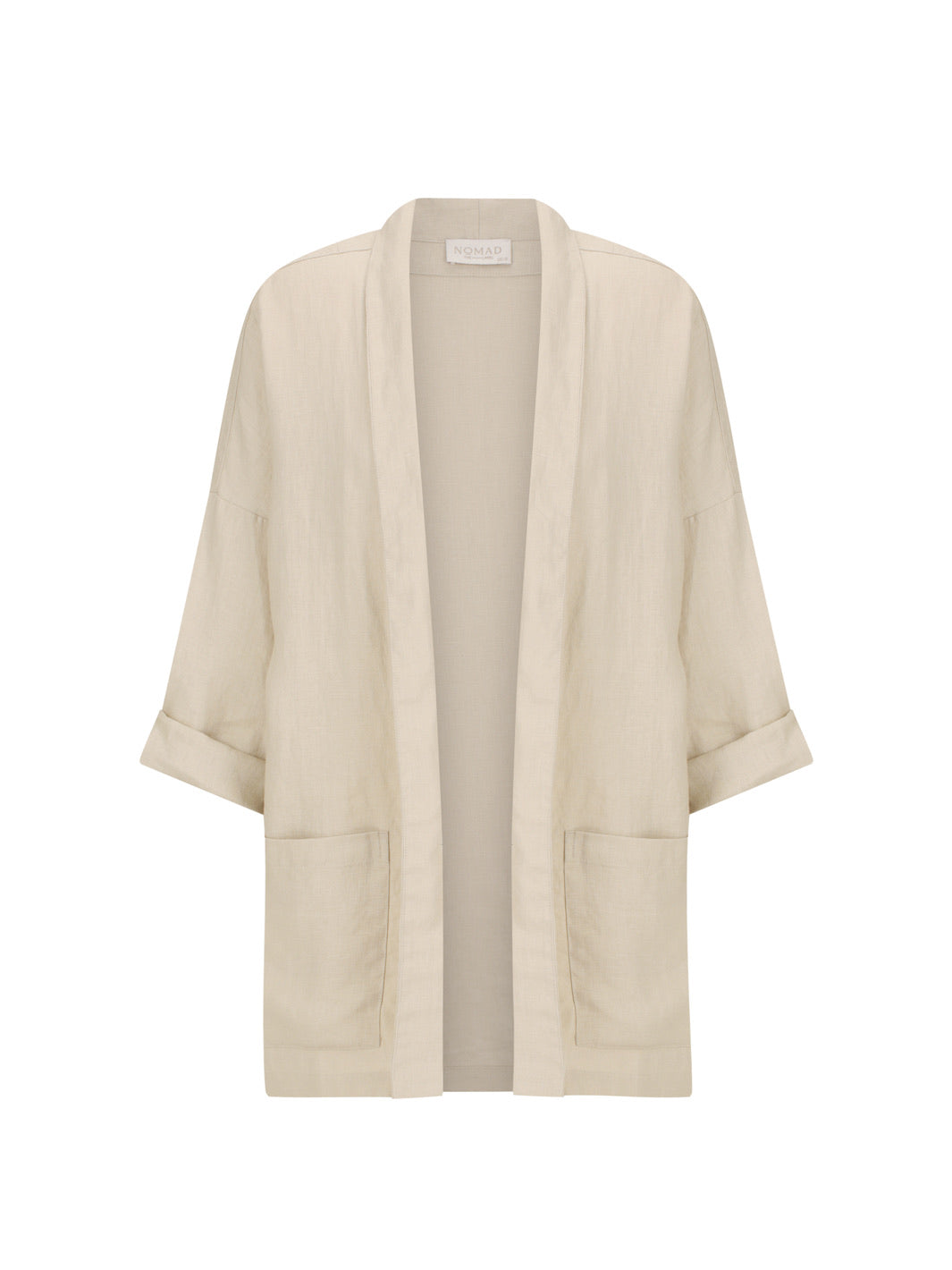 Ios Linen Jacket Stone – Nomad the Label Outlet