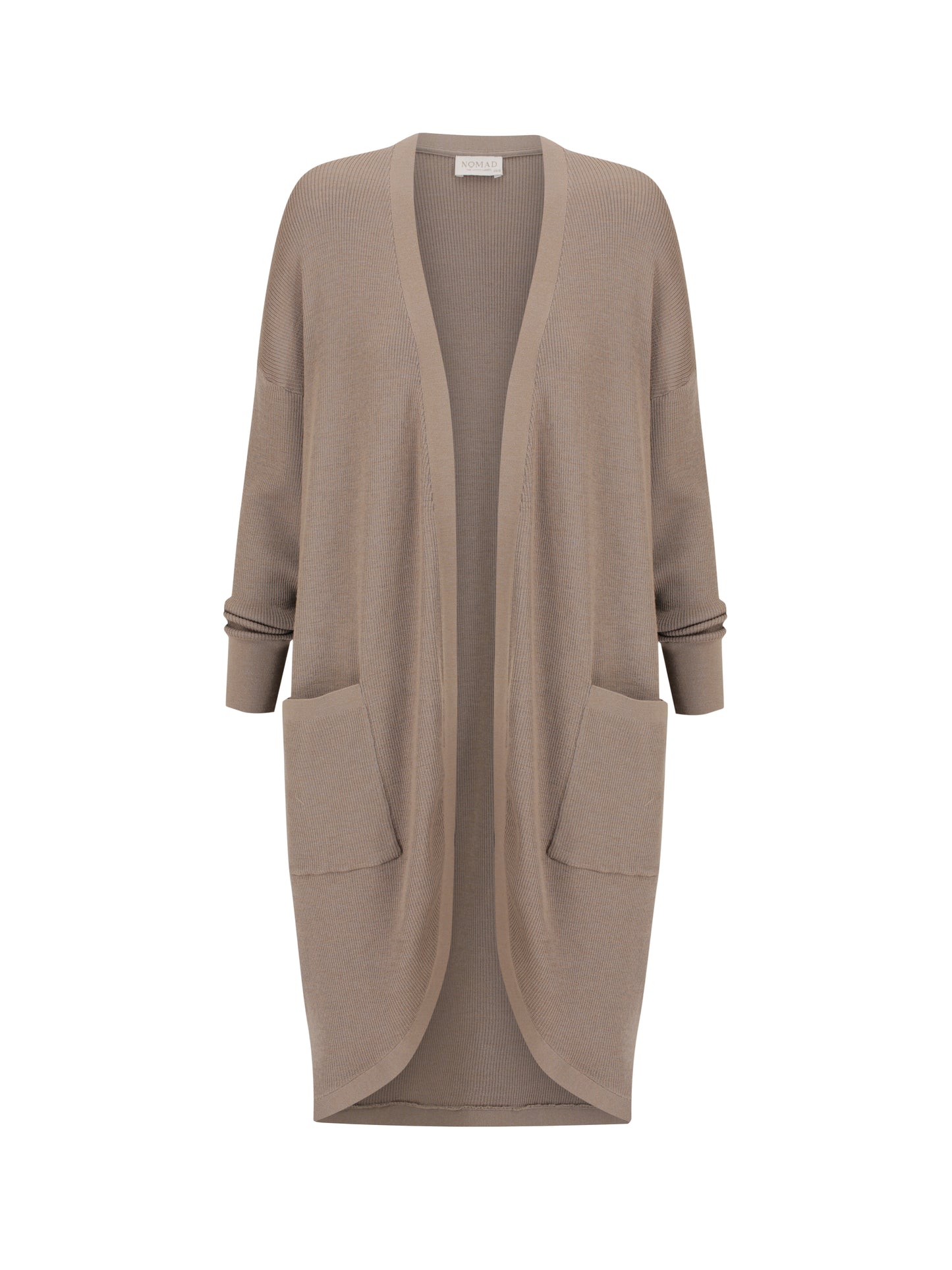 Jarrah Merino Wool Knit Cardigan Elm