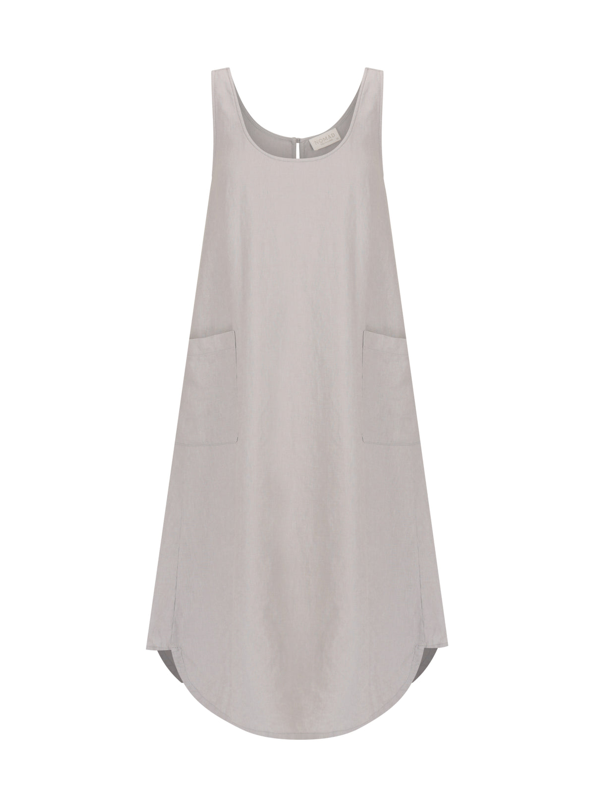 Laurel French Linen Dress Fog