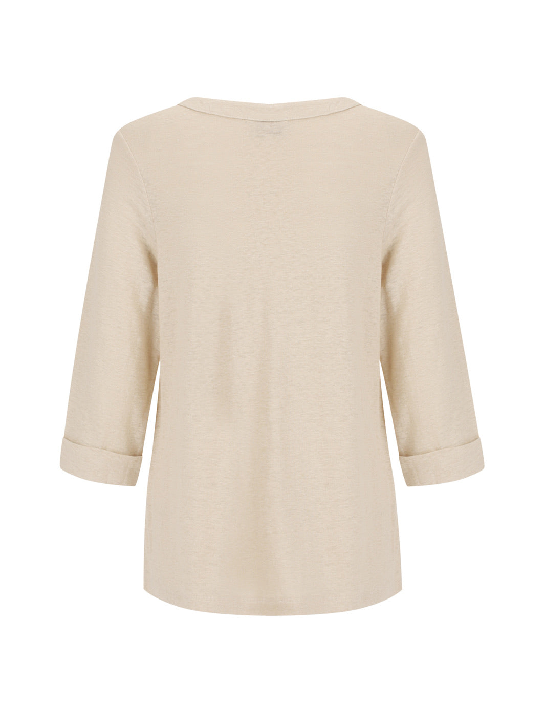 Marlee Linen Jersey Top Stone