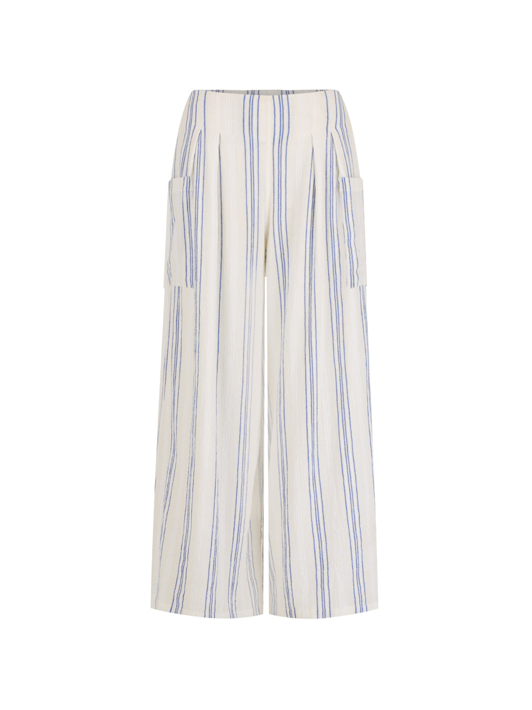 Milos Cotton Pants Azure Stripe – Nomad the Label Outlet