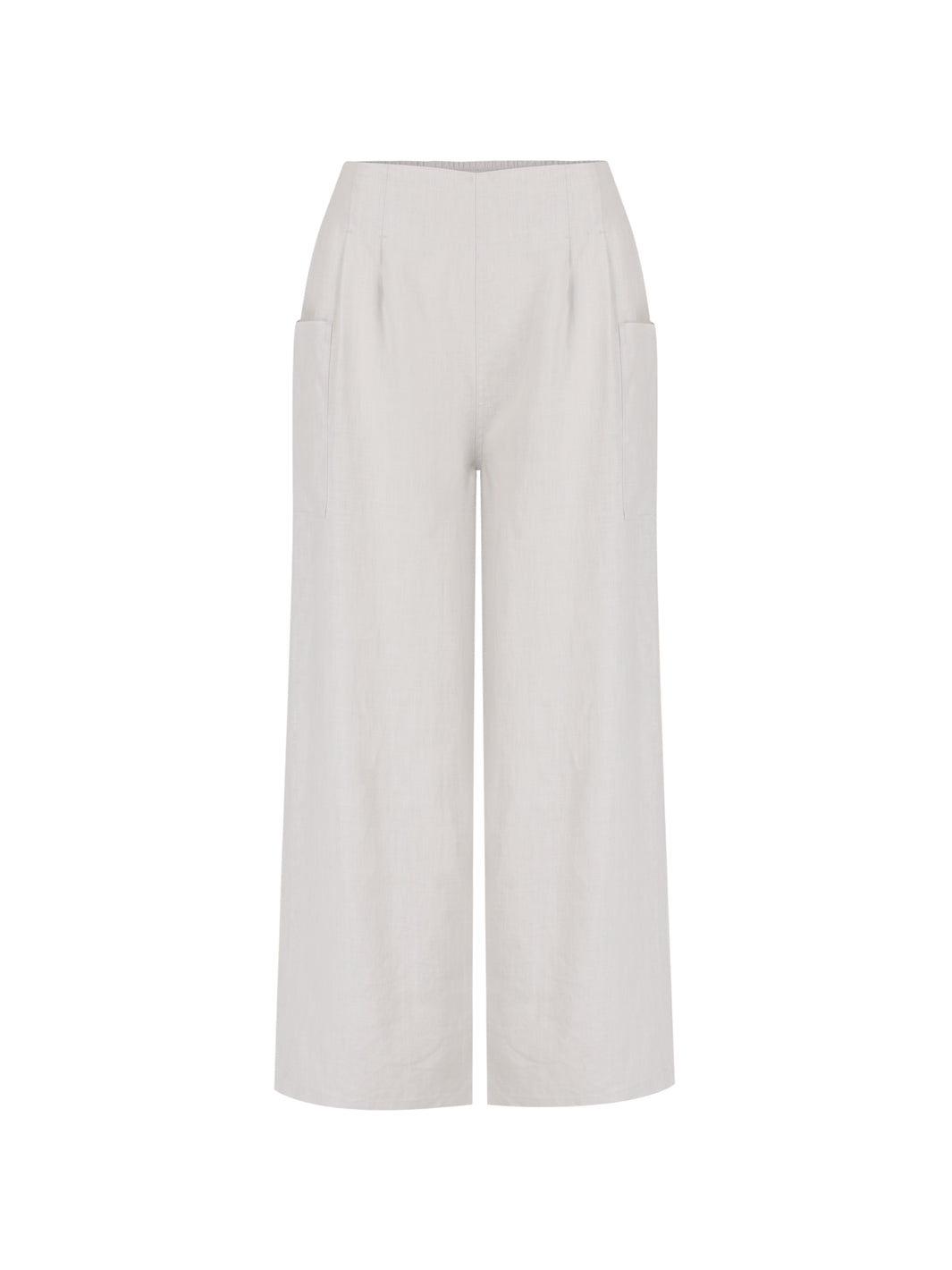 Milos Linen Pants Oyster – Nomad the Label Outlet