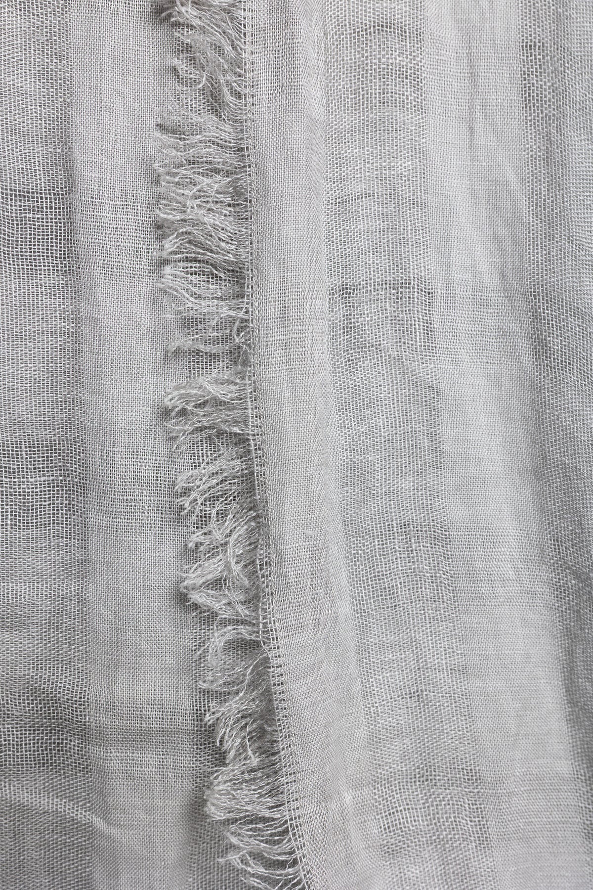 Kiama French Linen Scarf Fog