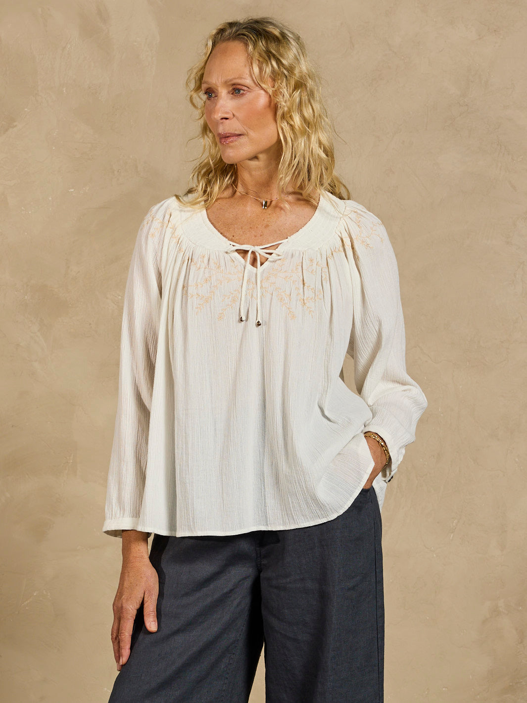 Madison Cotton Top Coconut