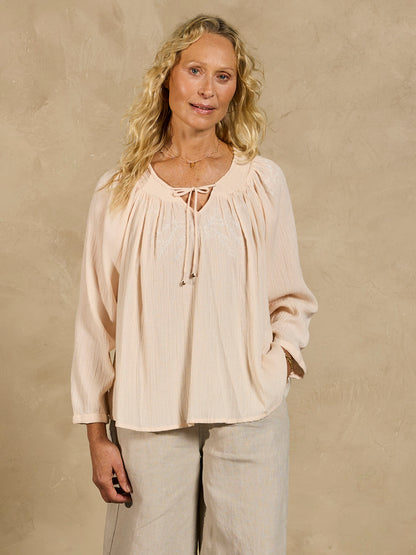 Madison Cotton Top Coral