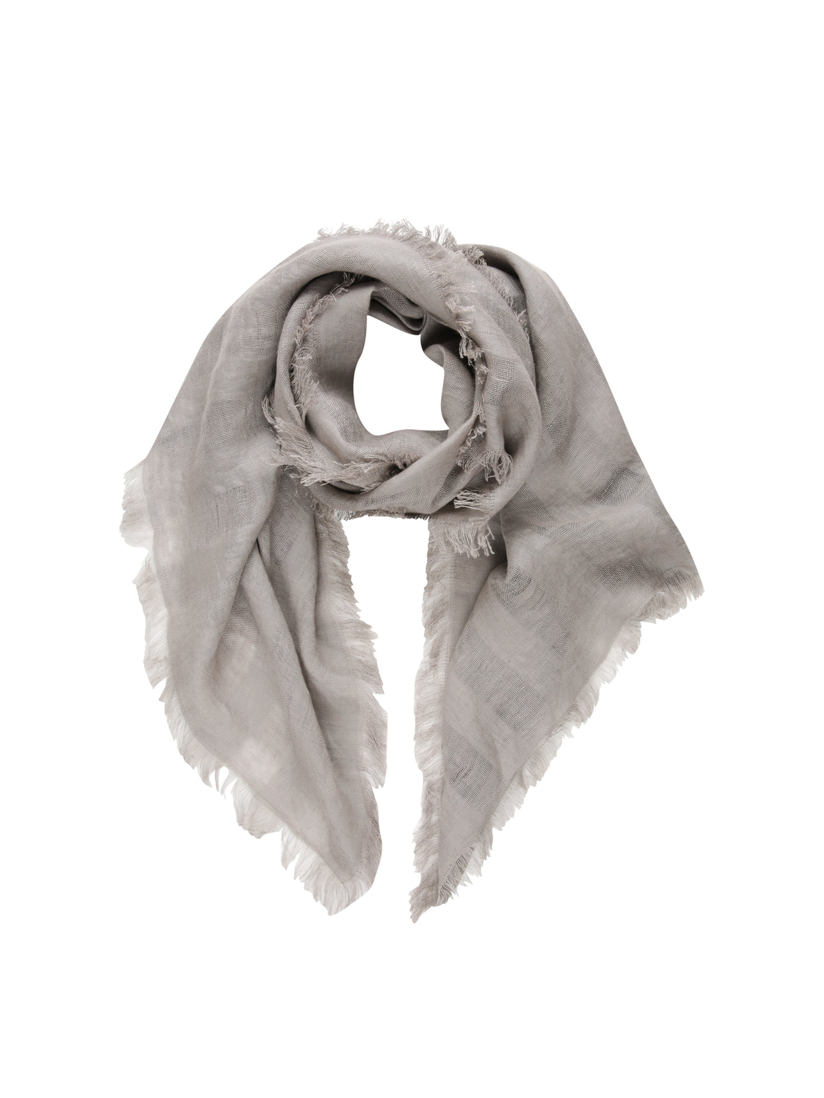 Kiama French Linen Scarf Fog