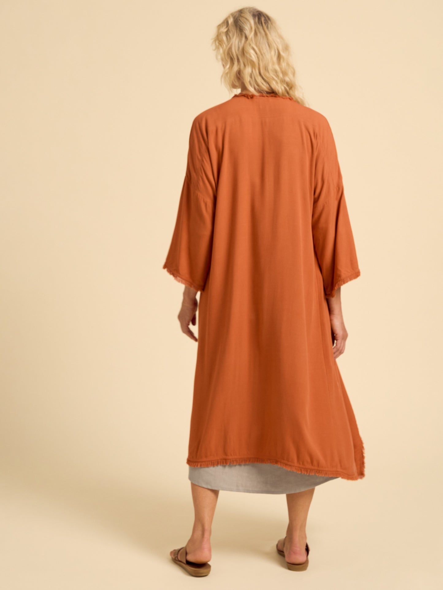 Sabali Bamboo Kimono Rust