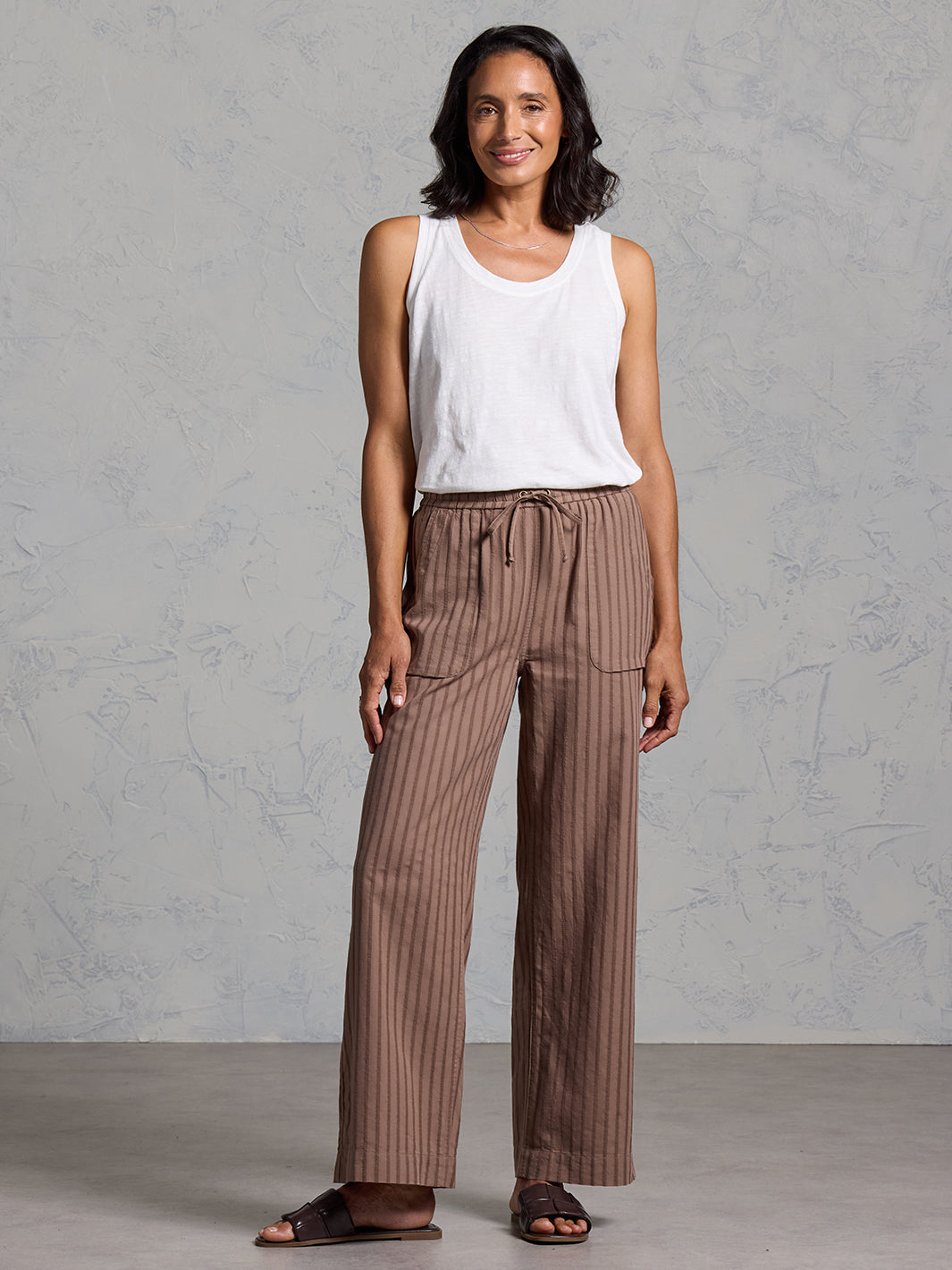 Sidari Organic Cotton Pants Cinnamon