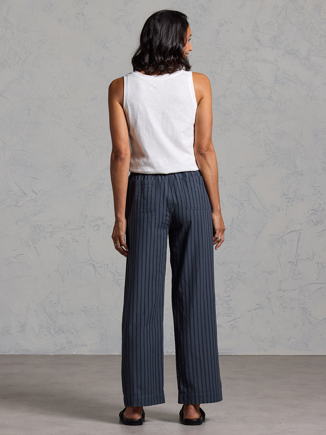 Sidari Organic Cotton Pants Charcoal