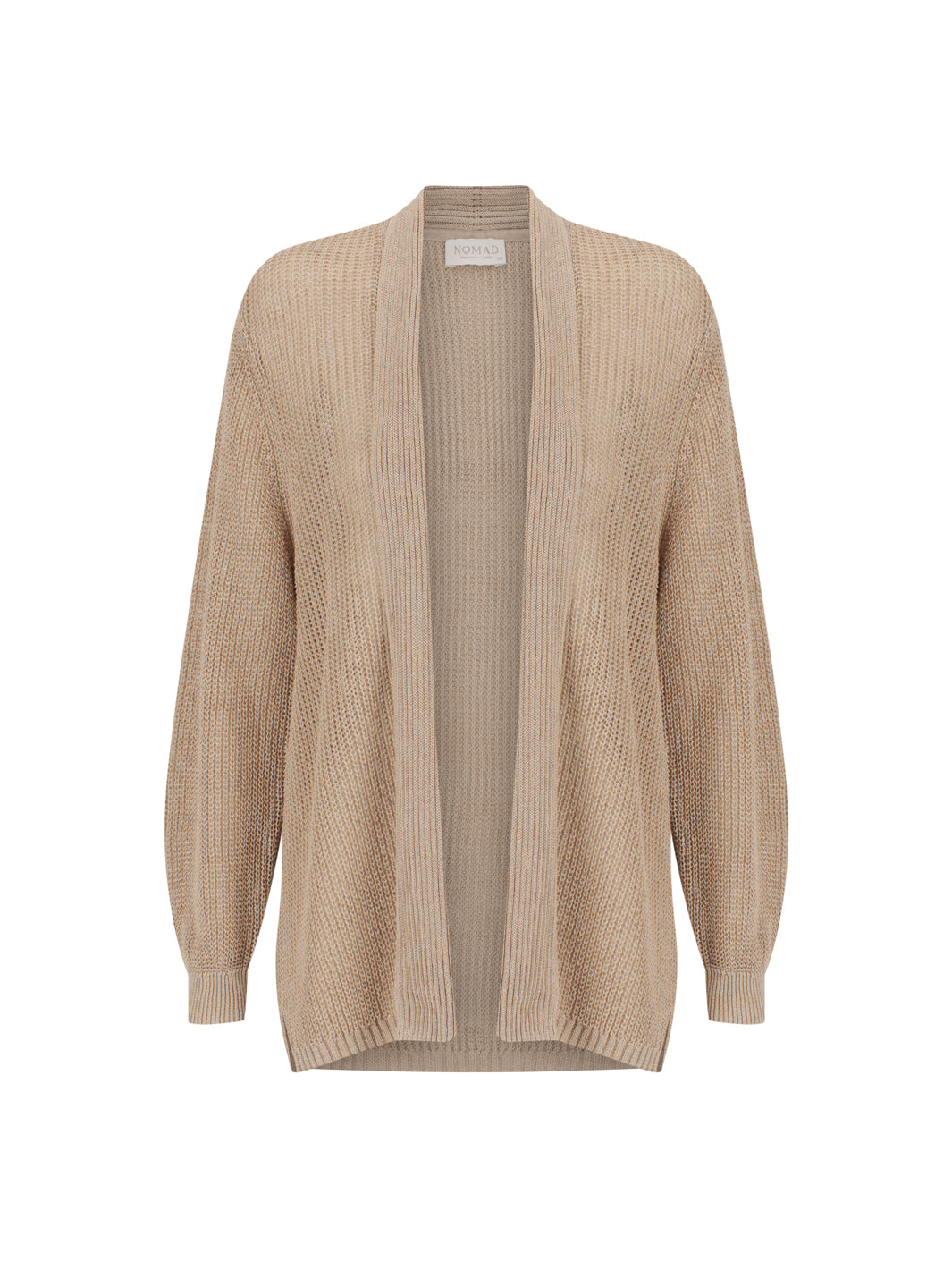 Tathra Organic French Linen Knit Cardigan Tuffet