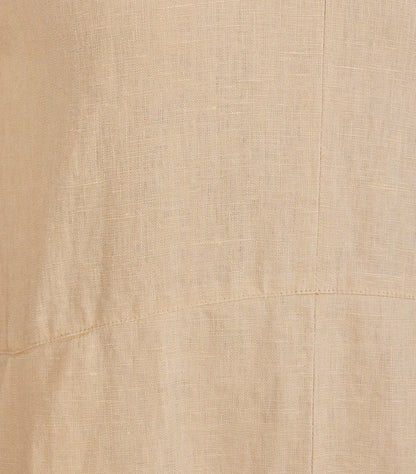 Tulum Linen Midi Dress Oat