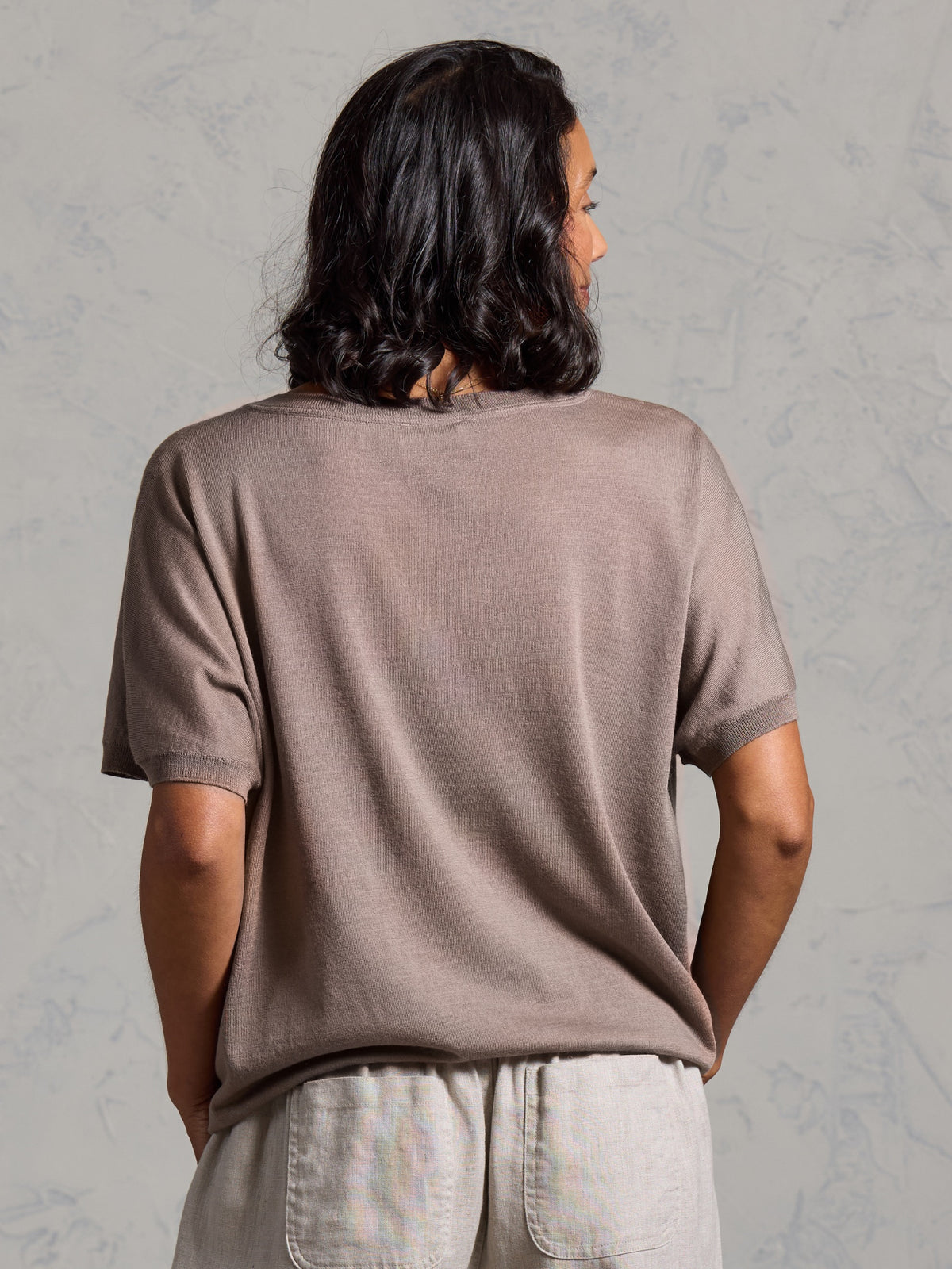 Toscana Merino Wool Knit Top Elm
