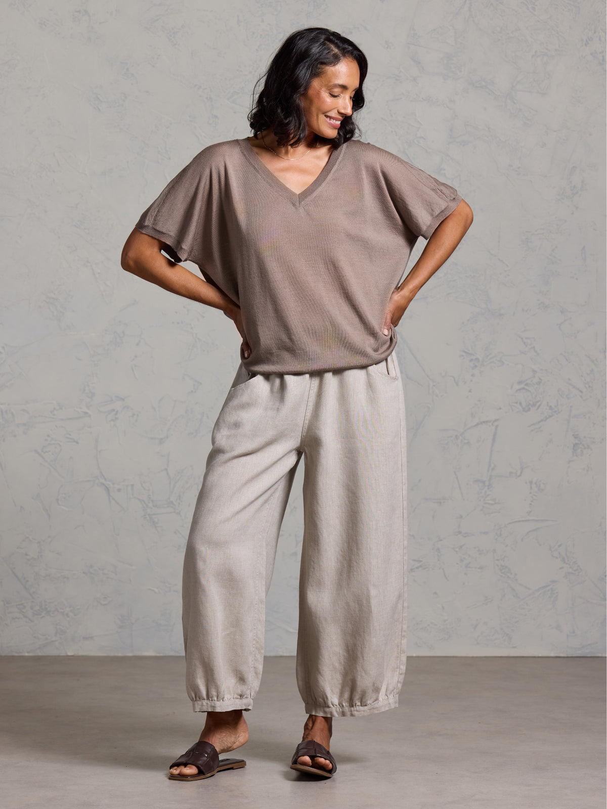 Toscana Merino Wool Knit Top Elm